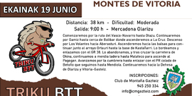 Montes de Vitoria – Otazu – Gamiz – Bolívar – Aberasturi (43 km)